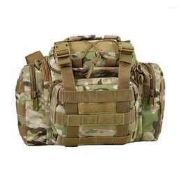 Duffel Bags Men's Travel Bag Multi-pocket Camouflage Zipper One-shoulder Portable Waist Adjustable 2023