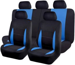 Car Seat Covers Front And Rear Split Bench Cover Compatible With 90% Vehicles Sedan SUV Truck Mini VanCar