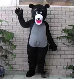 Performance Blac Bear Mascot Costume Halloween Christmas Fancy Party Animal Cartoon Character Outfit Suit Adults Women Men Dress Carnival Unisex Adults