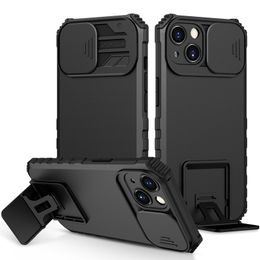 Lens Slider Camera Protection Holder Military Rugged Phone cases Window Shockproof Armour Case For iPhone 13 pro max 12 11 xr xs max 6 7 8 plus Cover