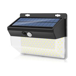 262LED Solar Lamp SMD2835 PIR Motion Sensor Wall Light Outdoor Garden Yard Street Waterproof Lamps