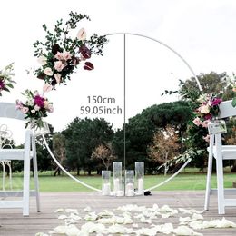 Country Wedding Party Vintage Arch Round Balloon Holder Bow of Balloon Circle Wreath Stand Baby Shower Background