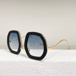 66s Sunglasses Brand Sunglasses Designer Woman Metal Temple Elements Embellished Round Frame Sson Anti-uv400 Fashion Eyeglasses