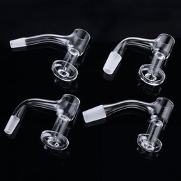 10mm 14mm Male Joint Quartz Banger Wholesale Smoking Accessories US Grade Weld Terp Slurper Bevelled Edge Bangers 45° 90° Banger For Oil Dab Rigs