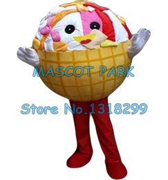 Mascot doll costume mascot new summer ice cream ball mascot costume adult size sale cartoon icecream theme advertising costumes carnival fan