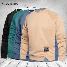 Men's Sweatshirt Fake Two Piece Fashion Oversized Hoodie Male Long Sleeve Pullover Solid Women Couple Clothes Sweatshirts Tops 220325