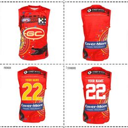 Men's T-Shirts AFL INDIGENOUS DREAMTIME GUERNSEY 2022/2023 Home/Away Jersey Size S--2XLMen's Men'sMen's