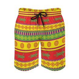 mexico shorts Australia - Men's Shorts Fancy Mexican Styled Pattern Quick Dry Summer Mens Beach Board Briefs For Man Gym Pants Culture MexicanMen's