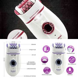 Epilator 3in1 Women Electric Female Face Hair Removal Lady Shaver Trimmer Body Depilatory Leg Rechargeable Depilation 0621