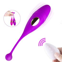Nxy Eggs Wireless Remote Control Vibrating Bullet Egg Vibrator Usb Recharging Clitoris Stimulator Vaginal Massage Ball Sex Toys for Woman 220421