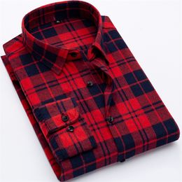 New Arrival 2020 Men s Shirt Fashion Men Long Sleeved Plaid Man Shirt Male Slim Fit Soft Comfortable Brand Clothing LJ200925