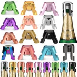 13 Colours Portable Bar Tools Champagne Wine Bottle Stopper Stainless Steel Sealer Vacuum Sealed Air Tight Seal Professional Fizz Saver Caps Toppers Accessories