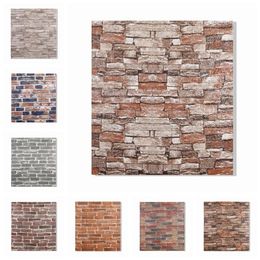 Wall Stickers 10Pcs3DSelfAdhesive Sticker Peel Stick Panel Decoration Living Room Bedroom Kids Brick Papers Home Decor