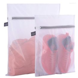 Laundry Bags Set Of 2 Delicates Durable Zipper Mesh Bag Bra Fine Wash Protect Cloth Shape In The Washer