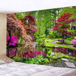 Tapestry Large Beautiful Natural Forest Tapestry Hippie Sea Cave Landscape Wall