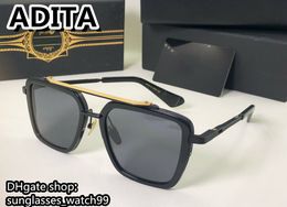 Top Original high quality Designer A DITA SEVEN Sunglasses for men famous fashionable Classic retro luxury brand eyeglass fashion design wom