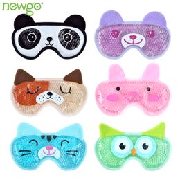 Eye Mask Reusable Gel Beads Cold Pack for Girl Kid Cooling Therapy Soothing Visual Fatigue Remove Dark Circles Cute Ice Bags 220622