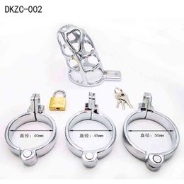 NXY Chastity Device Metal Lock Stainless Steel Penis Bird Cage Restraint 002 Fun Adult Products 0416