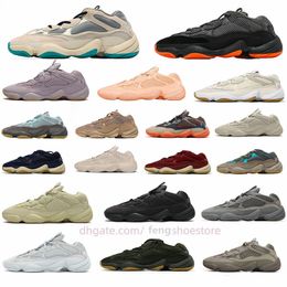 Top Qualität Männer Frauen 500 Mesh Laufschuhe Desert Rat Stone Soft Vision Bone White Blush Ourtdoor Trainer Plattform Sport Trainer Designer Sneaker