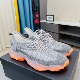 High quality luxury designer shoes casual sneakers breathable mesh stitching Metal elements are size38-46 MJIKK00003