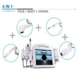 Portable 5 in 1 Vaginal tightening face lift 12 lines ultrasound 4D hifu machine wrinkle removal beauty equipment Body Slimming machine