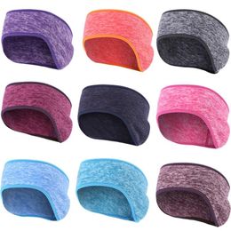 Berets Outdoor Sports Women Girls Hair Sweat Fleece Ear Cover Winter Sweatband Warmer Muffs Headband Running HeadbandBerets