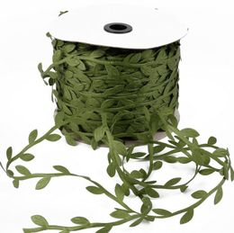 10Meter Flowers Garland Leaves Vine Green Artificial Leaf Multi Purpose Silk Cloth Handmade DIY Scrapbooking Craft Simulation rattan