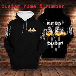 PLstarCosmos 3DPrinted est Racing Motor Art Custom Name Gift Unique Hrajuku Streetwear Unisex Casual Hoodies Zip Sweatshirt 9 220713