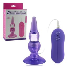 10 Speeds Anal Toys For Adult Vagina Vibrator Clitoris Butt Plug Erotic Goods Products sexy Interesting