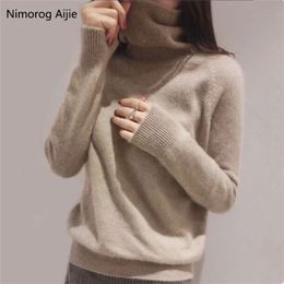 Autumn Winter sweater women turtleneck Cashmere sweater Plus Sizes sweaters knitwear pullover women sweater Winter tops 201225