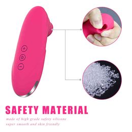 Sex toy Full Body Massager s masager Vibrator Adult Toys Penis Cock Powerful Clit Sucker Clitoris Nipple Sucking Tongue Vibrating Oral M1MZ