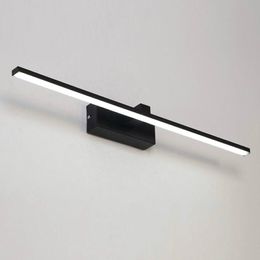 Wall Lamp Bathroom Mirror Front Light Modern Led Black&White Luminaires Sconce L40 60 80 100 120cm LampWallWall