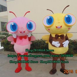 Mascot doll costume High Quality EVA Helmet Bee Mascot Costume Cartoon Game Fancy Dress Party Fun Clothes Birthday Party 1188-9