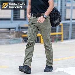knight tactical pants men's Cargo casual Pants Combat SWAT Army active Military work Cotton male Trousers mens 201128