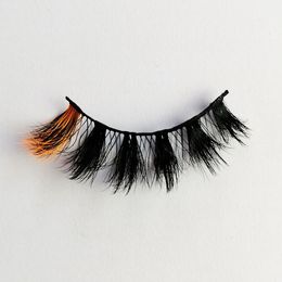 Thick Colourful Eye lash faux cils fake Mink Lashes False Eyelashes Fluffy Soft Lash Extension Make Up tools beauty Suitable for Wedding Event, Photo shoot, Night Out