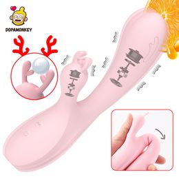 Female Massage Vibrator Soft Dildo sexy Toy for Women Vagina Masturbation G Spot Stimulate Double Waterproof product