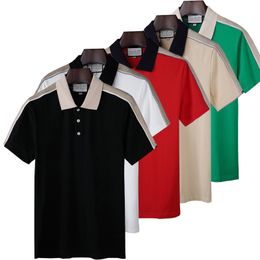 New Men's Polos Stylist Shirts Luxury Italy Men Polo blouse top quality 2022 Designer Clothes Short Sleeve Fashion Mens Summer T Shirt Asian Size M-3XL