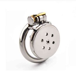 NXY Chastity Device Men's New Stainless Steel Lock Belt Cb60000 Alternative Toys and Fun Products Ring 0416