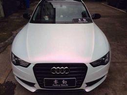 Premium Pearl White Matt Vinyl Wrap White-pink Pearlescent white Matte Film Car Wrapping Foil Sticker Size1 52 20M Roll 5x66ft243w