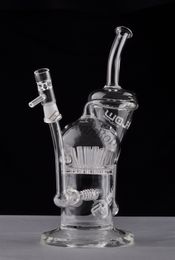 Recycler Glass Oil Rigs JM Flow Sci Glass Large Recycler with Sprinkler Perc 20 arm tree free shipping