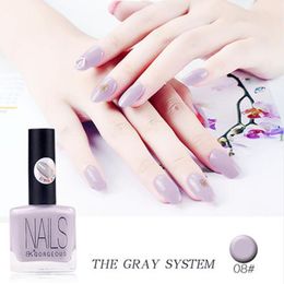 Wholesale Red And Grey Series Stamping Nail Polish Long Lasting Quickly Dry Nail Lacquer Sweet 20 Colours Stamp Enamel Paint 14ml Free Shippi