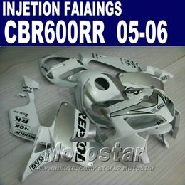 Silver bodywork!Injection Molding for HONDA CBR 600 RR fairing 2005 2006 cbr600rr 05 06 cbr 600rr fairings kit OV6D