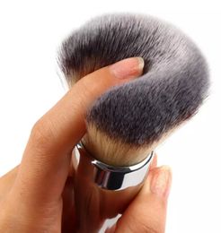 New ARRIVAL Fashion Kabuki kit Professional Makeup Brushes Ulta it all over 211 Flawless Blush Brush Silver Color Drop Shipping