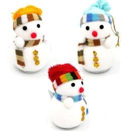11*6cm Christmas snowman toy doll Christmas tree widget Christmas decoration gifts Christmas dolls little size CS014