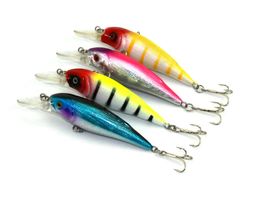 HENGJIA 4 Colors 4Pcs/Lot Length 8.5CM Weight 11G Fishing Lure Hard Bait Minnow Wobbles Artificial Vivid Swimming Lure Tackle