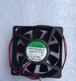 Original SUNON PMD2407PKB1-A 7020 7CM 24V 5.0W 2 wire inverter fan