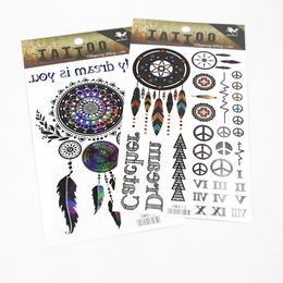 Temporary Tattoo Sticker 3D Tatto 10 pcs/lot New Body Tattoo Designs Waterproof Arm Chest Tattoos HM 692-819