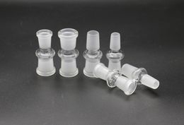 Glass Adapter Female Male 10mm To 10mm, 14mm To 14mm, 14mm To 18mm, 18mm And 18mm Glass Adapters For Oil Rigs Glass Bongs