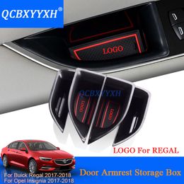 Styling For Buick Regal Opel Insignia 2017 2018 Car Center Console Armrest Storage Box Covers Interior Decoration Auto Accessory