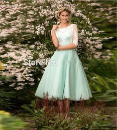 mint green tea dress